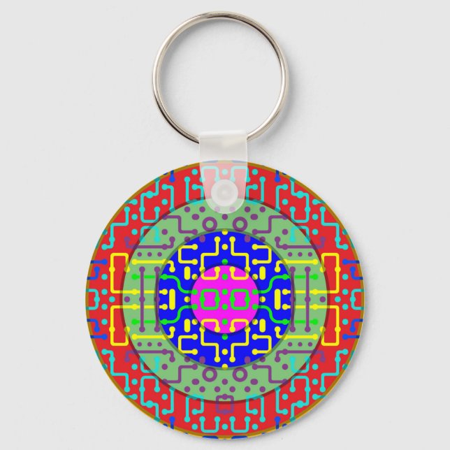 Techno Circus Keychain (Front)
