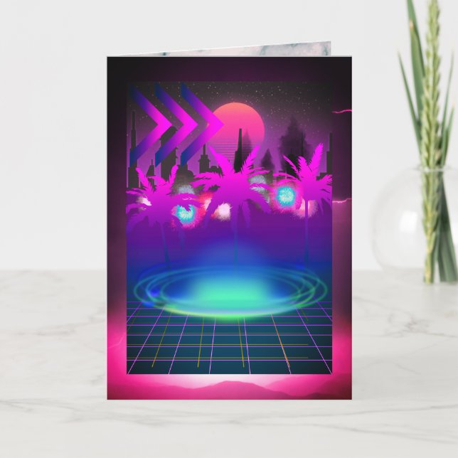 Techno City  Holiday Card (Front)