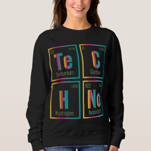 Techno Element House Music Sweatshirt
