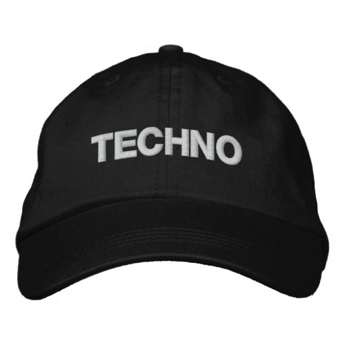 Techno Embroidered Hat