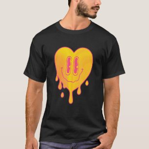 Techno Heart Edm Music Festival Rave Dubstep T-Shirt