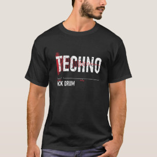 Techno Kick Drum Synthesizer T-Shirt