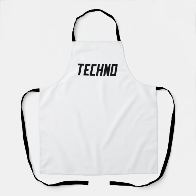 Techno Music Apron (Front)