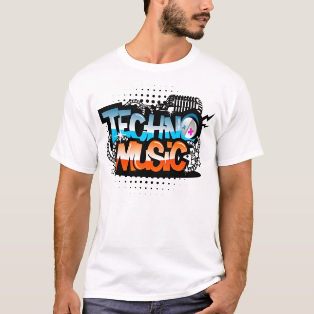 Techno Music Shirt (Front)