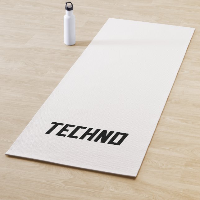 Techno Music Yoga Mat (In Situ)