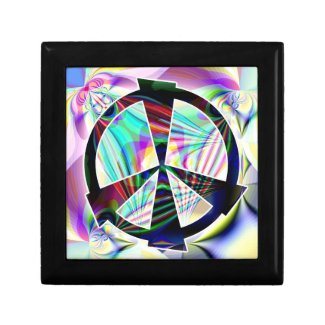 Techno Peace Sign Gift Box