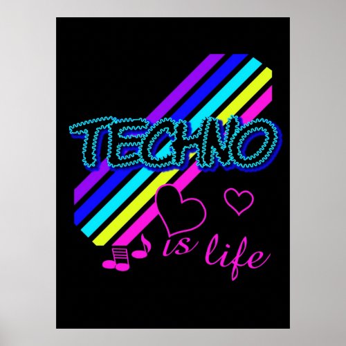 Techno poster