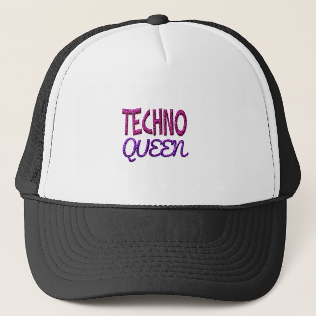 Techno Queen Trucker Hat (Front)