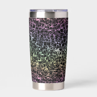 techno rainbo : insulated tumbler