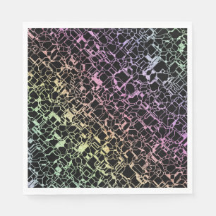 techno rainbo : napkins