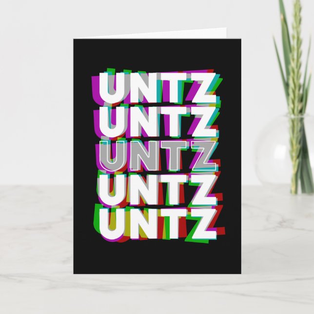 Techno Raver Card (Front)