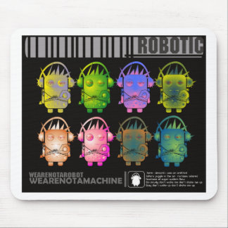 Techno Robot II Mouse Pad