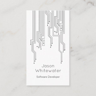 Techno Sleek Style Business Card