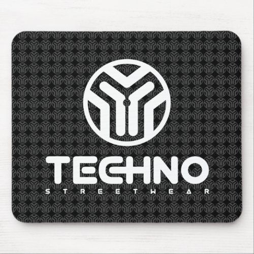 Techno Streetwear _ Logo _ Mouse Pad