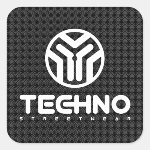 Techno Streetwear _ Logo _ Stickers