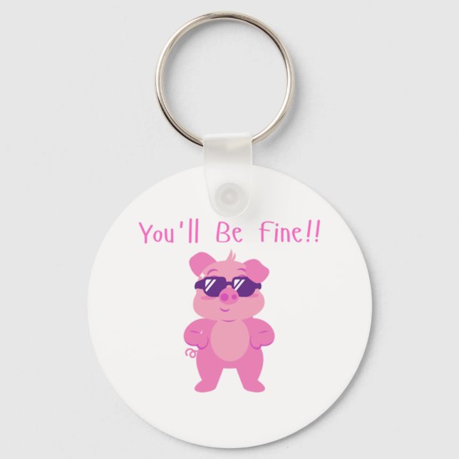 Technoblade Keychain (Front)