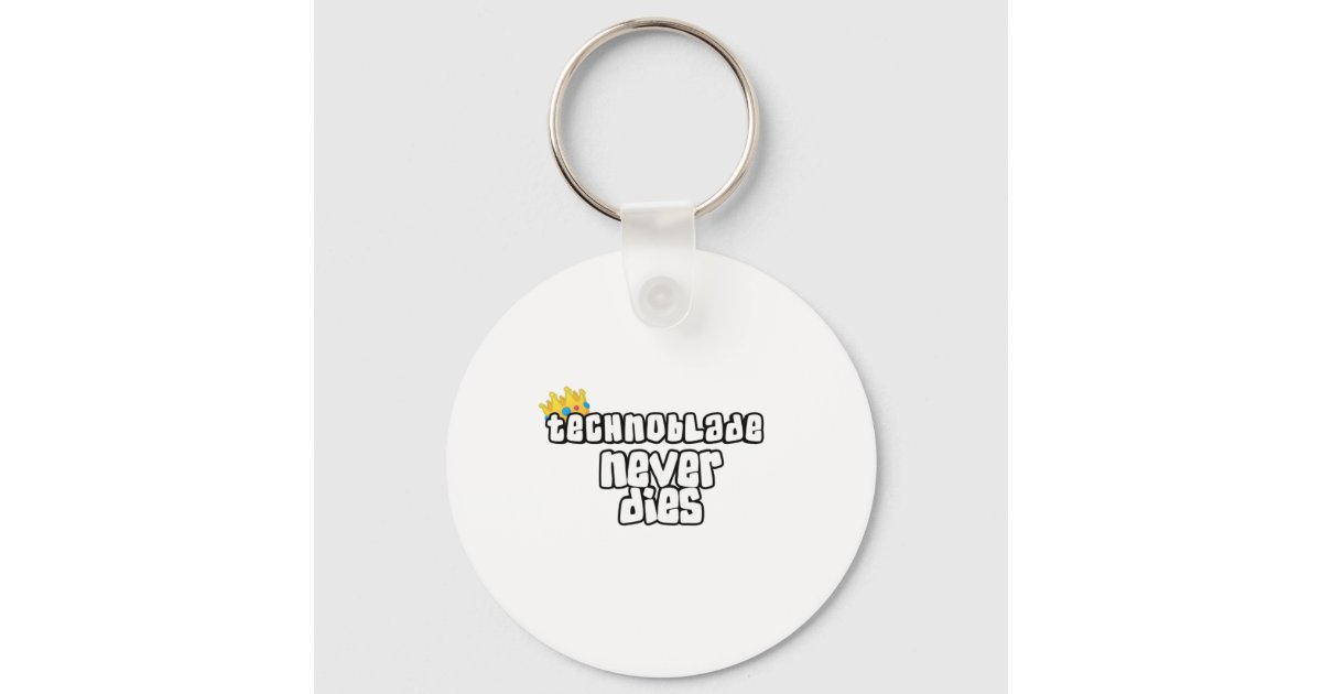 Technoblade Never Dies Keychain Zazzle