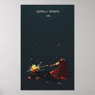 Technoblade Nothing Personal Kid Poster