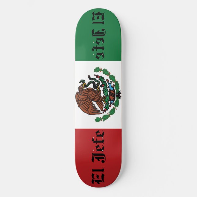 TechNoir Limited "El Jefe" Skateboard Deck (Front)