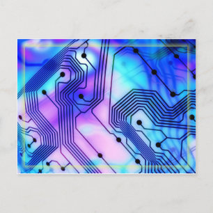 Technological Tempest Postcard