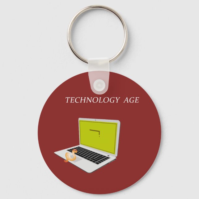 Technology age keychain (Front)
