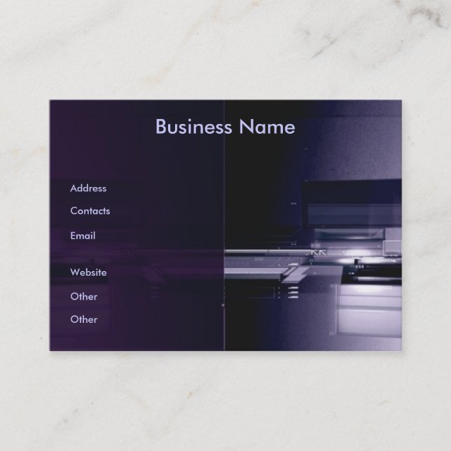 Technology Business Card (Front)