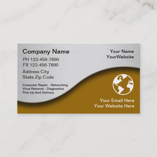 Customizable Technology Business cards