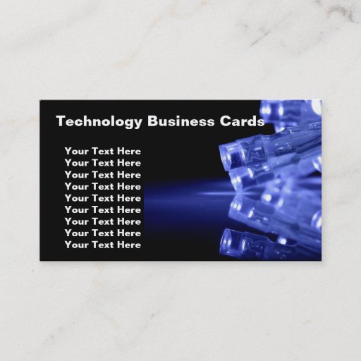 Customizable Technology Business Cards