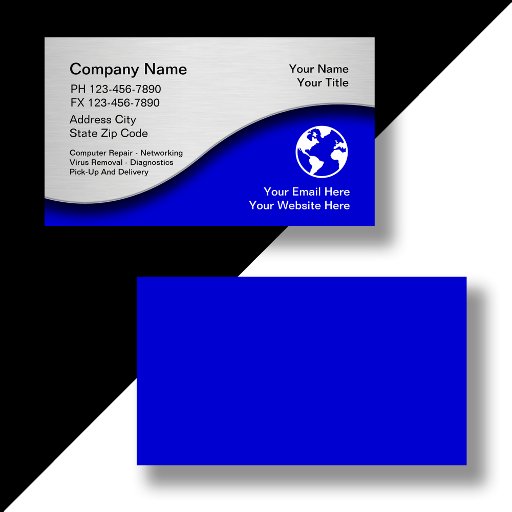 Customizable Technology Business cards