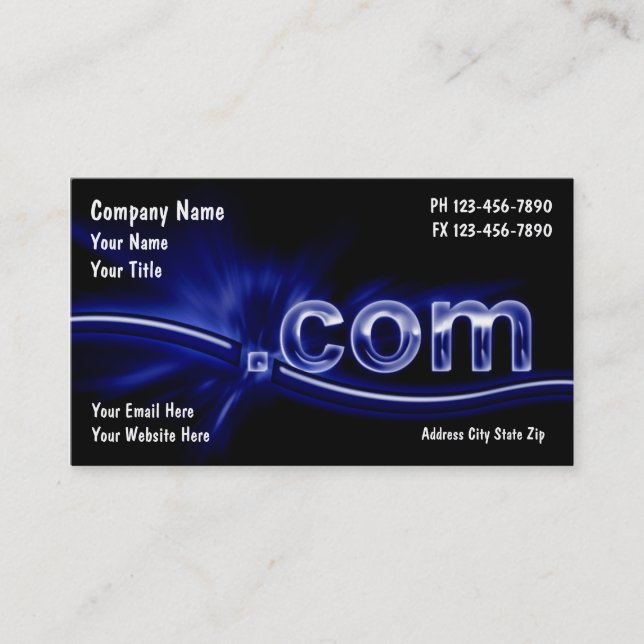 Technology Business cards (Front)