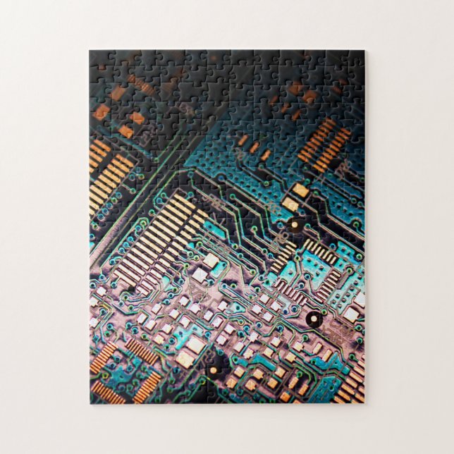 Technology Circuit Board Jigsaw Puzzle (Vertical)