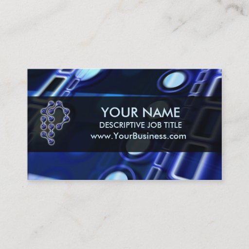 Customizable Technology Company Business Card