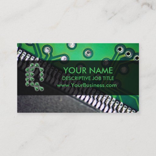 Customizable Technology Company Business Card