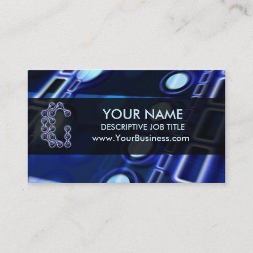Customizable Technology Company Business Card