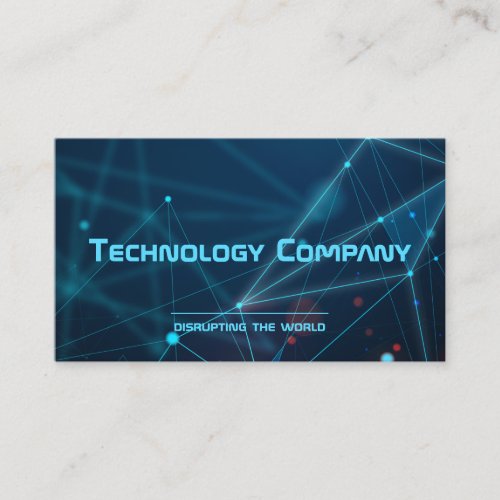 Technology Digital Startup Modern Elegant Creative Business Card