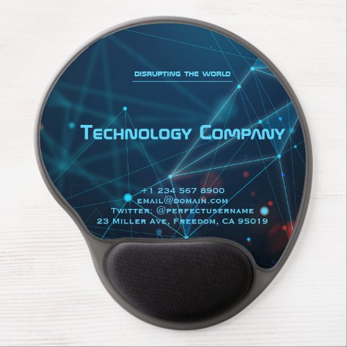 Technology Digital Startup Modern Elegant Creative Gel Mouse Pad