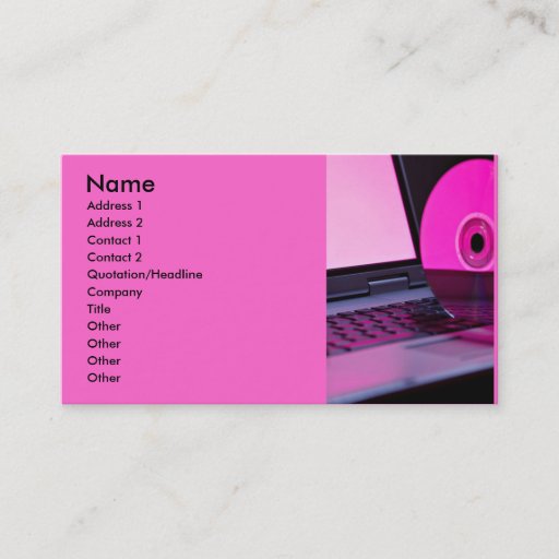 Customizable Technology in style, Name, Address 1, Address 2... Business Card Templates