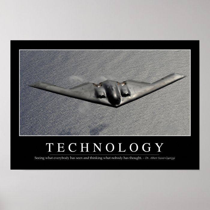 Technology Inspirational Quote Poster