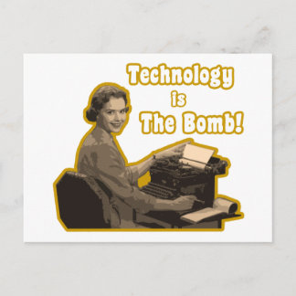 technology_is_the_bomb postcard