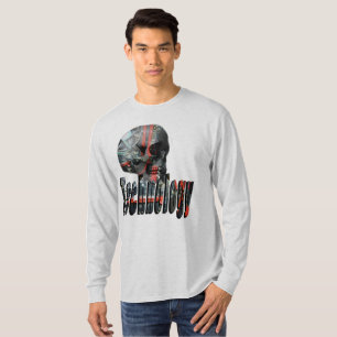 Technology Logo And Computer Skull, T-Shirt