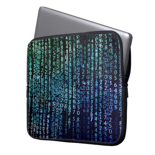 Technology Matrix Binary Code  Laptop Sleeve