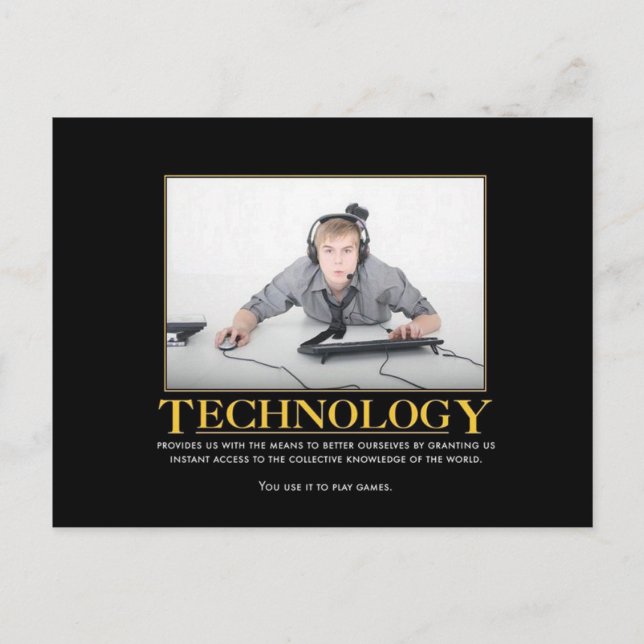 Technology Postcard (Front)