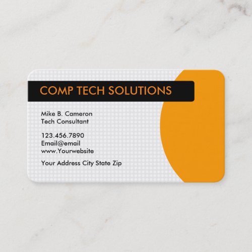 Technology Services Business Card