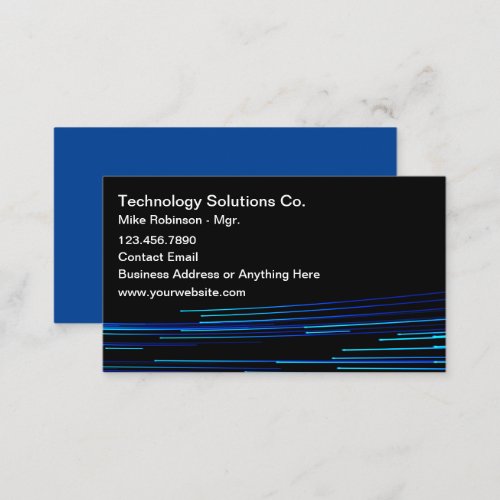Technology Theme Business Cards 