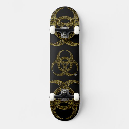 Technology Untamed Biohazard Hacker Skateboard