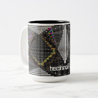 technoPop Two-Tone Coffee Mug