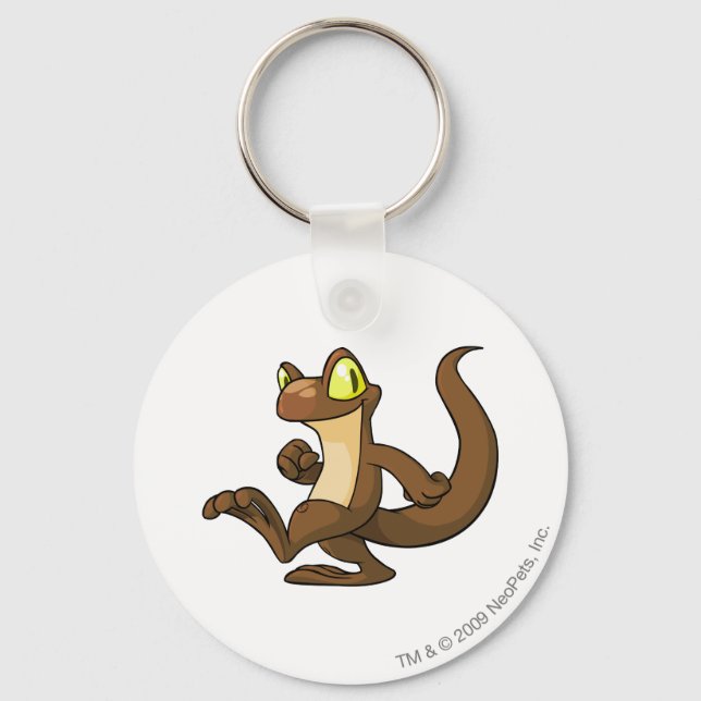 Techo Brown Keychain (Front)