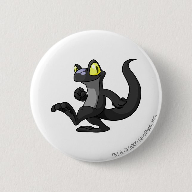Techo Shadow Pinback Button (Front)