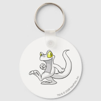 Techo White Keychain