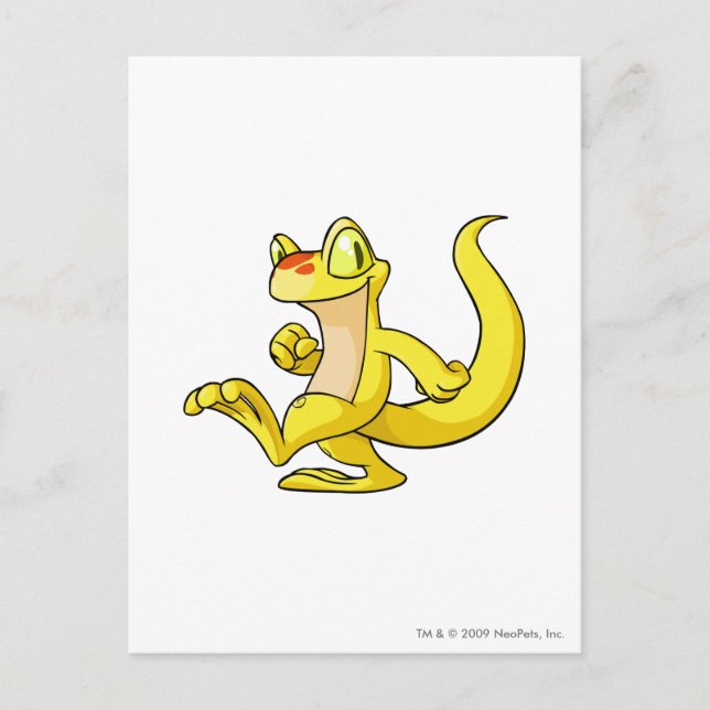 Techo Yellow Postcard (Front)